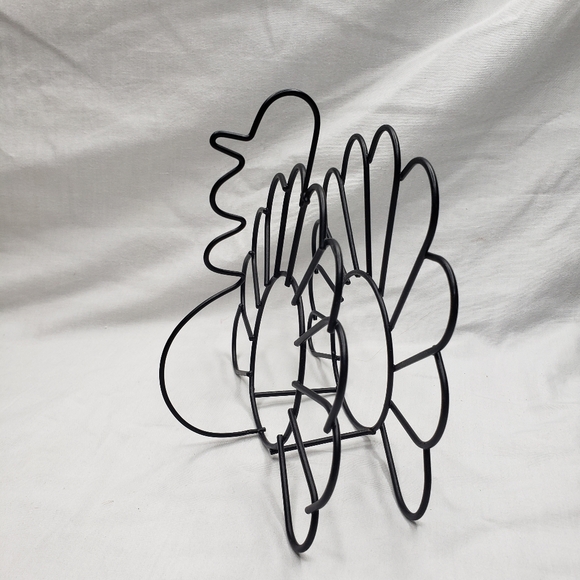 Thanksgiving Metal Turkey Napkin Holder and Tealight Candle Holder - Picture 5 of 6